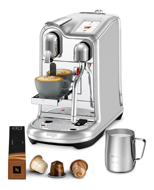 Machine a Capsules Premium en Acier Inoxydable avec Buse Vapeur