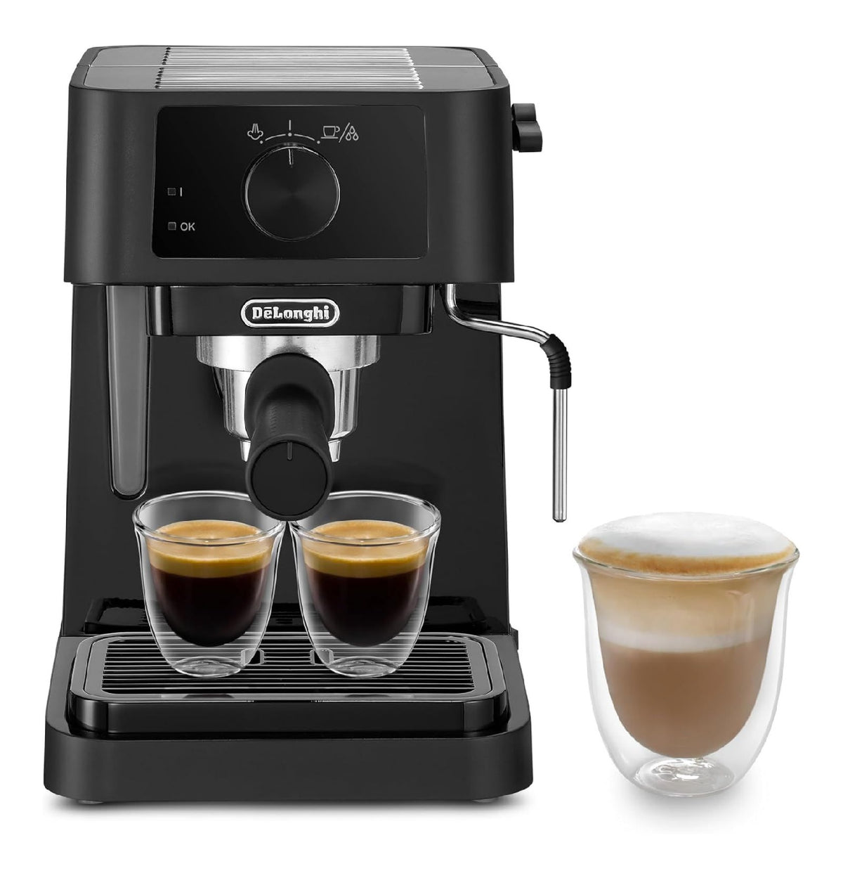 Machine expresso manuelle 15 bars chaudiere inox buse vapeur