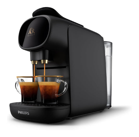 Machine capsules sublime noire 19 bars deux tasses crema cafe prestige