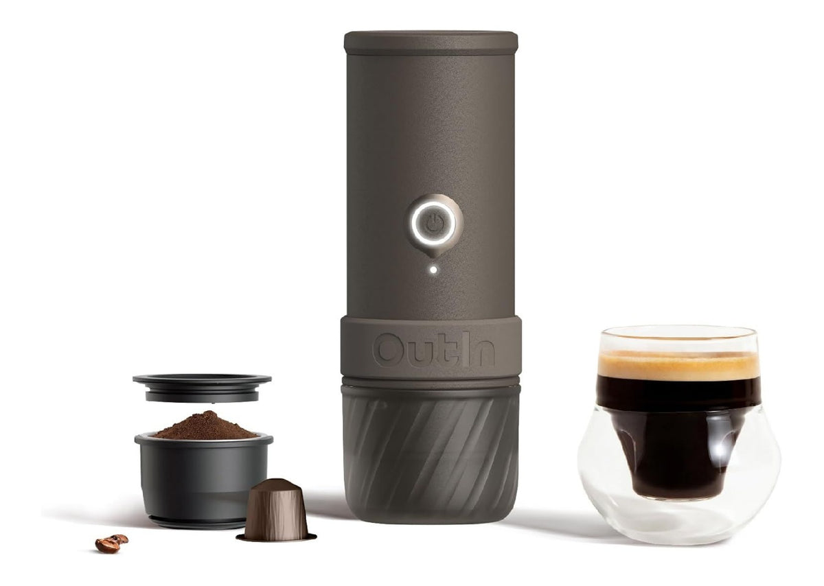 Machine a Espresso Electrique Portable Rechargeable pour Capsules et Poudre