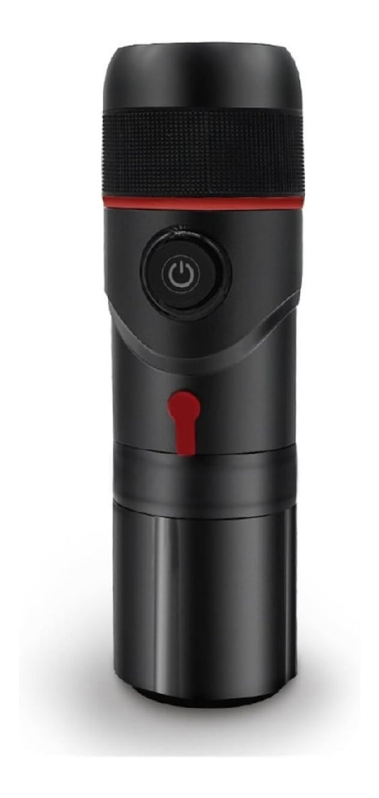Machine Expresso Portable Noir et Rouge Compacte pour Voiture 12V et Maison