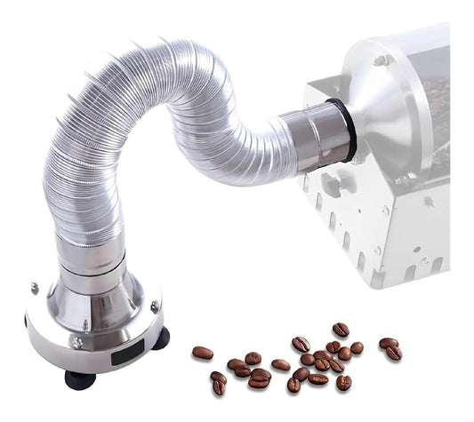 Refroidisseur Grains Cafe Aspirateur Flexible Inox pour Torrefaction Maison Pro
