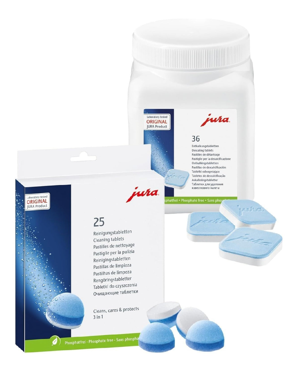 Pack entretien tablettes nettoyage detartrage machines automatiques combo