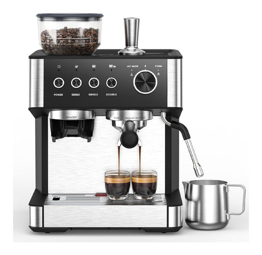 Expresso automatique 20 bars 1500 W broyeur 30 moutures cold brew