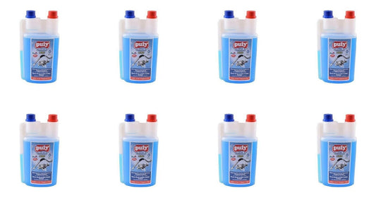 Lot 8 nettoyants lait liquide 1L pack entretien cappuccino expresso