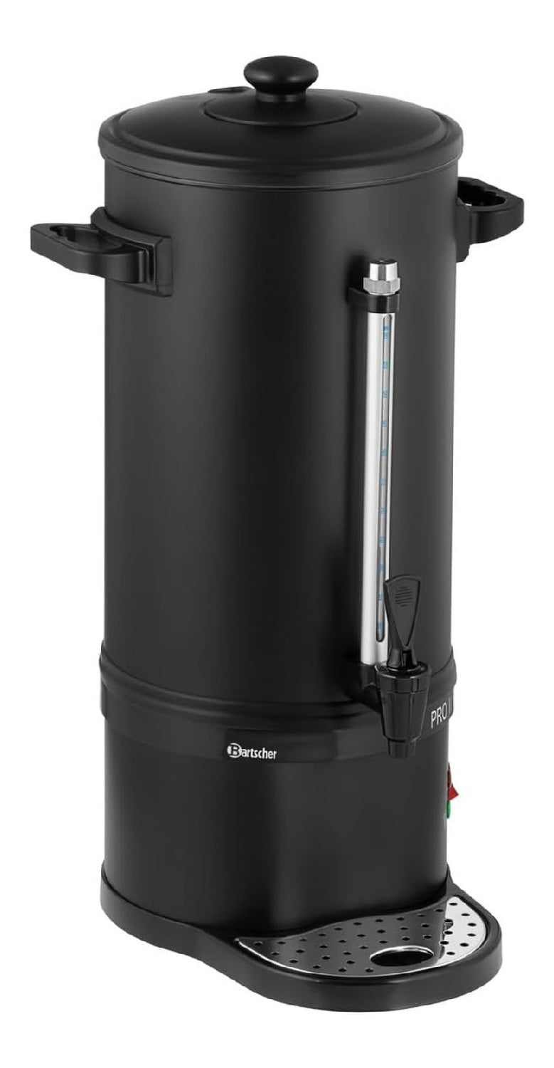 Percolateur Compact Pro II 60 Tasses Noir Inox Plateau Goutteur