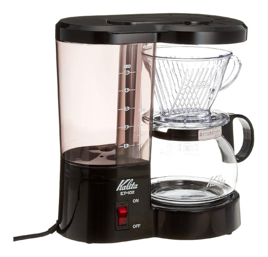 Cafetiere Filtre Electrique Compacte 5 Tasses avec Dripper et Verseuse Verre