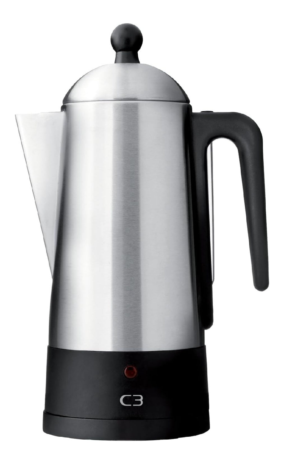Cafetiere percolateur electrique inox 4-12 tasses maintien chaud