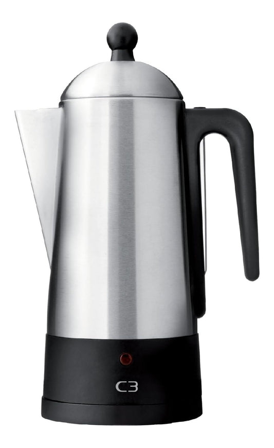 Cafetiere percolateur electrique inox 4-12 tasses maintien chaud