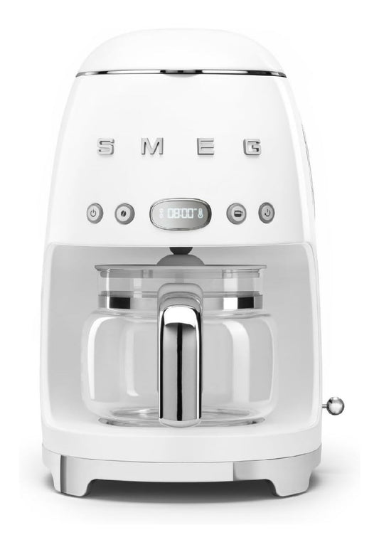Cafetiere filtre retro programmable 1.4L carafe verre fonction aroma