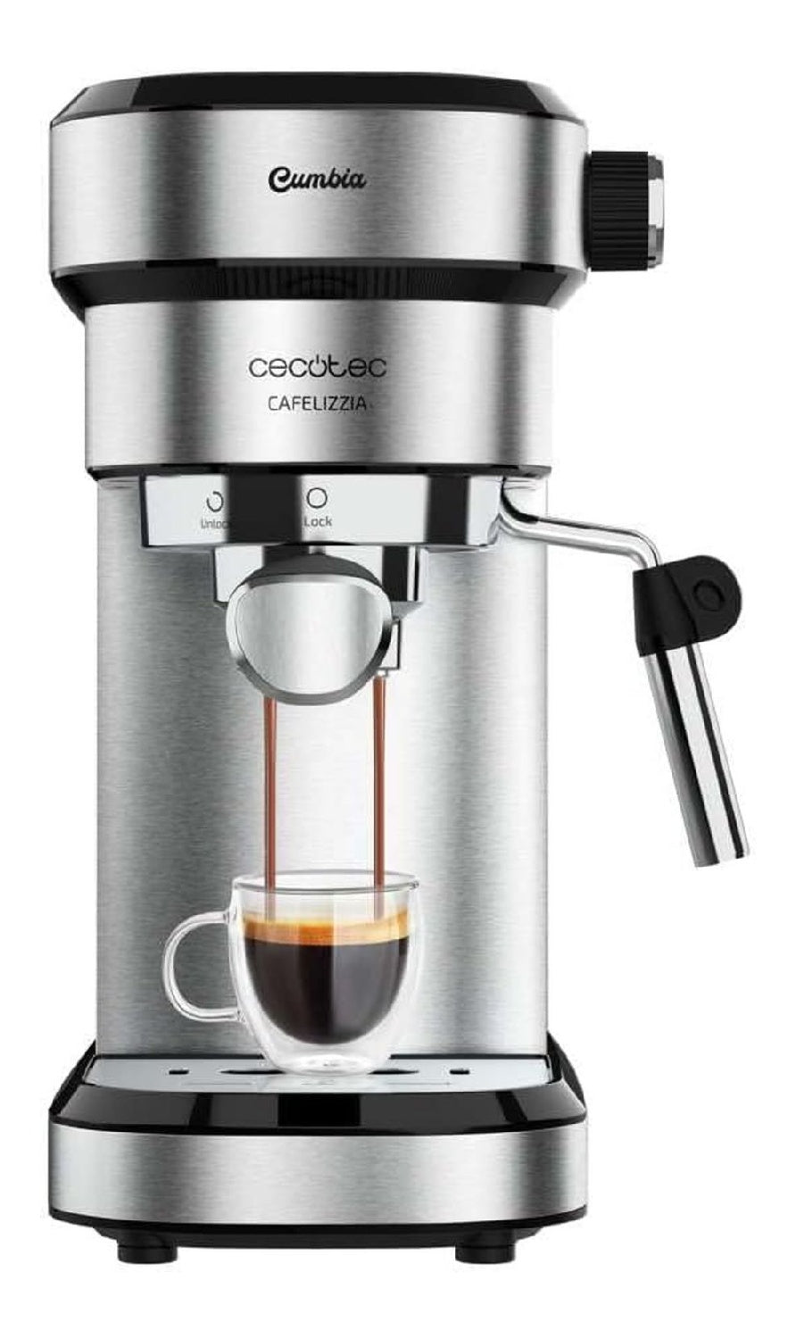 Expresso Double Sortie 20 Bars Inox 1 et 2 Tasses