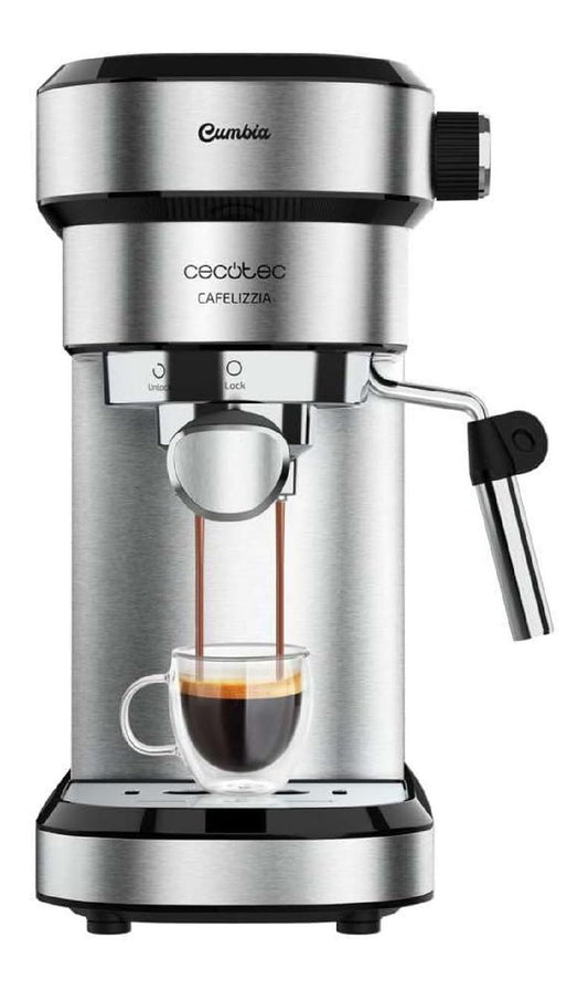 Expresso Double Sortie 20 Bars Inox 1 et 2 Tasses
