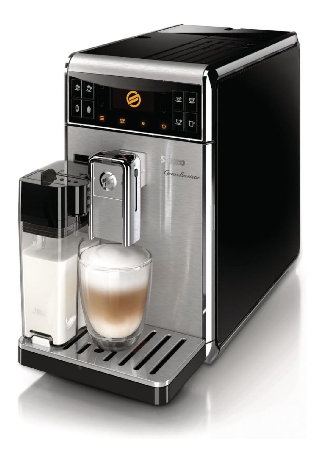 Machine Expresso Auto 16 Boissons Broyeur Ceramique 5 Niveaux Latte Perfetto Noir