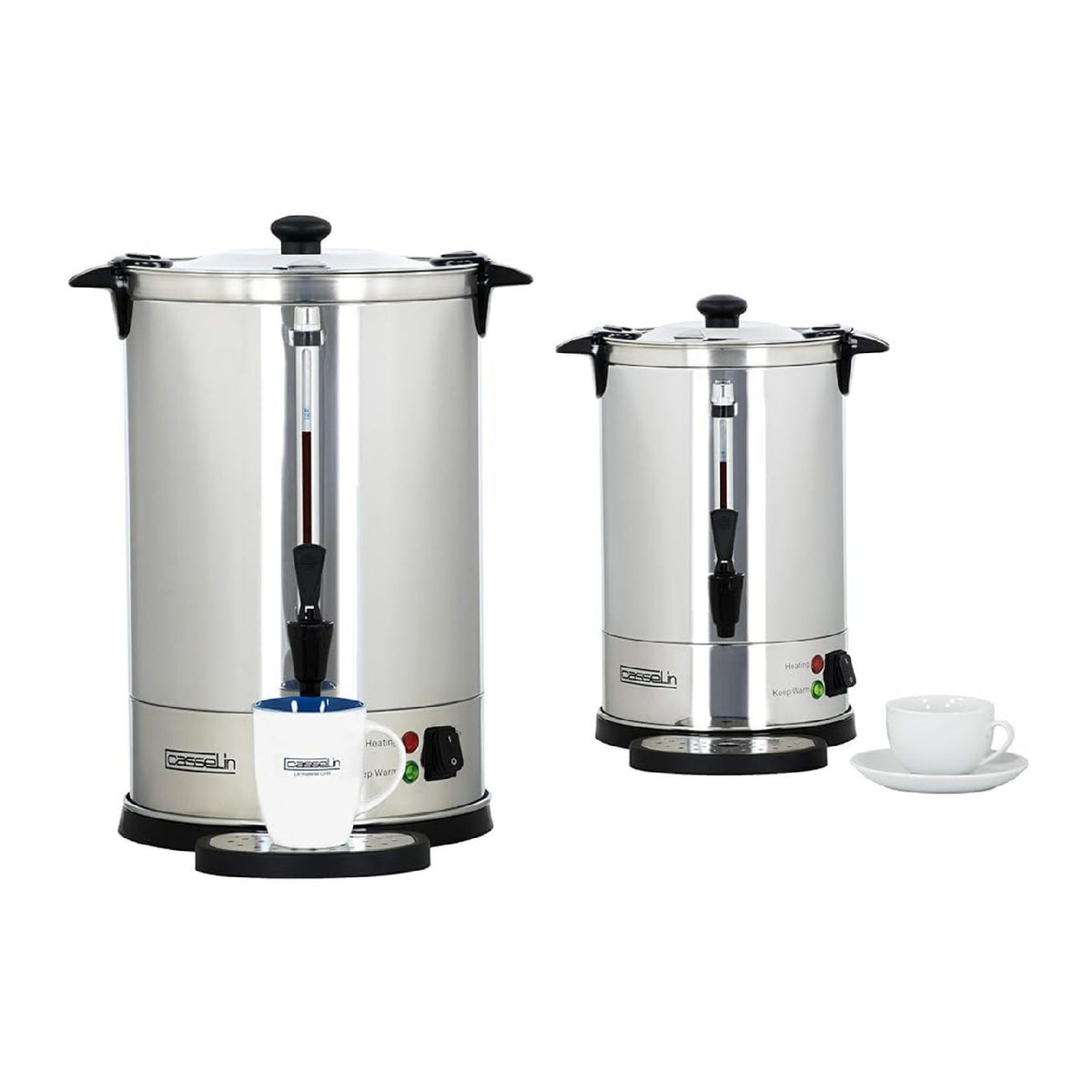 Percolateur 100 Tasses Noir Inox Evenements Robinet Distribution