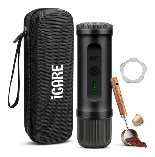 Machine espresso portable electrique rechargeable voyage sac inclus