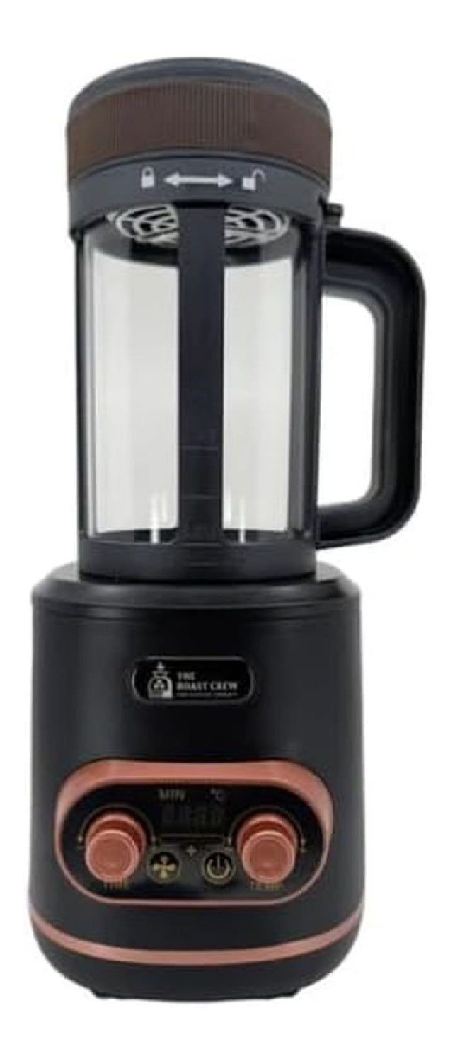 Torrefacteur cafe electrique air chaud 150-240C cuve verre