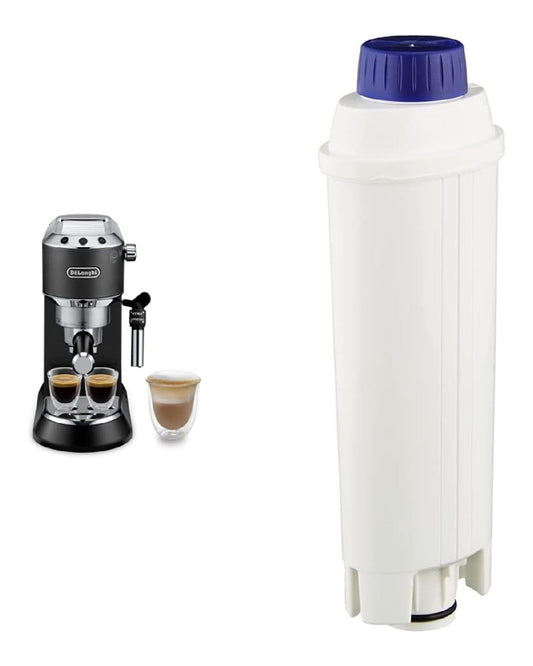 Expresso Dedica Gris Fonce 15 Bars Filtre Eau Anti-Calcaire