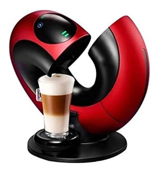 Cafetiere a Capsules Design Curve Ecran Tactile Rouge pour Capsules Compatibles