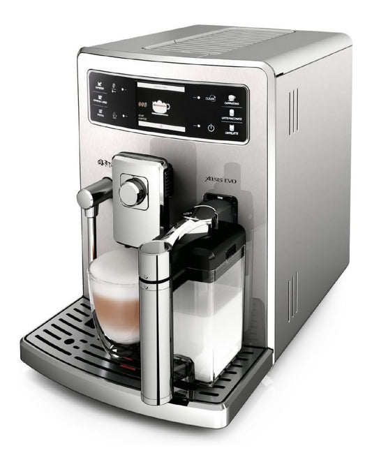 Expresso automatique grain 1500 W argent boissons une touche
