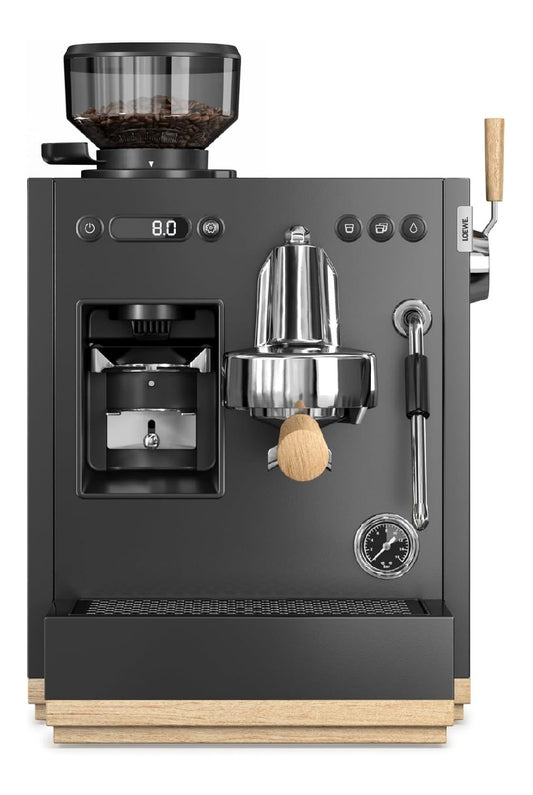 Machine expresso a moulin integre 66 reglages et mousseur lait professionnel pour cuisine moderne