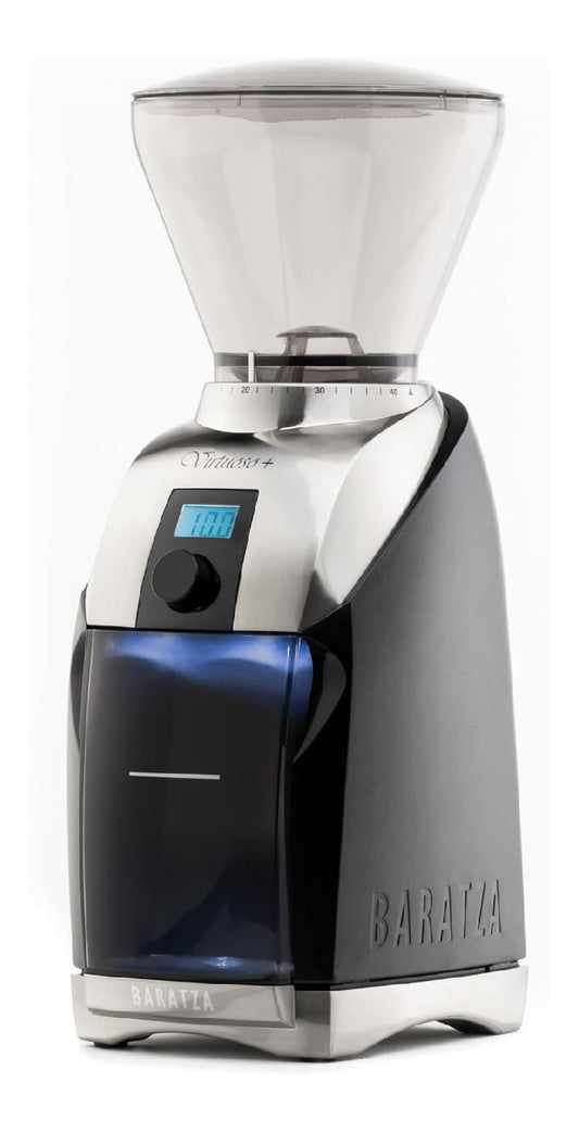 Moulin electrique debit 1.5-2.4g/s bavures 40mm ecran LED bleu haut de gamme