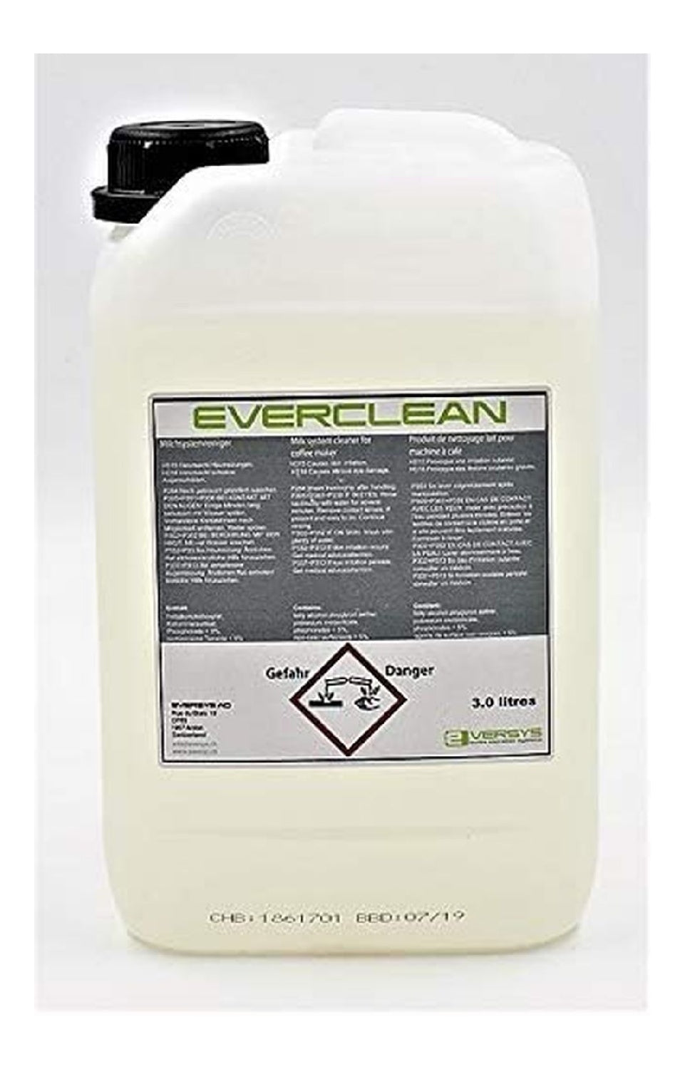 Nettoyant liquide systeme lait bidon 3L produit professionnel machine