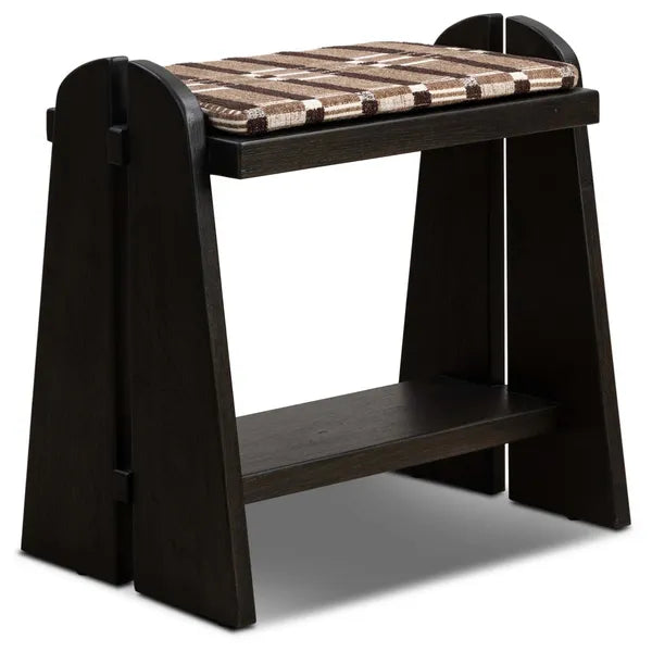 Landrea Accent Stool, Sandhill Cocoa by Four Hands