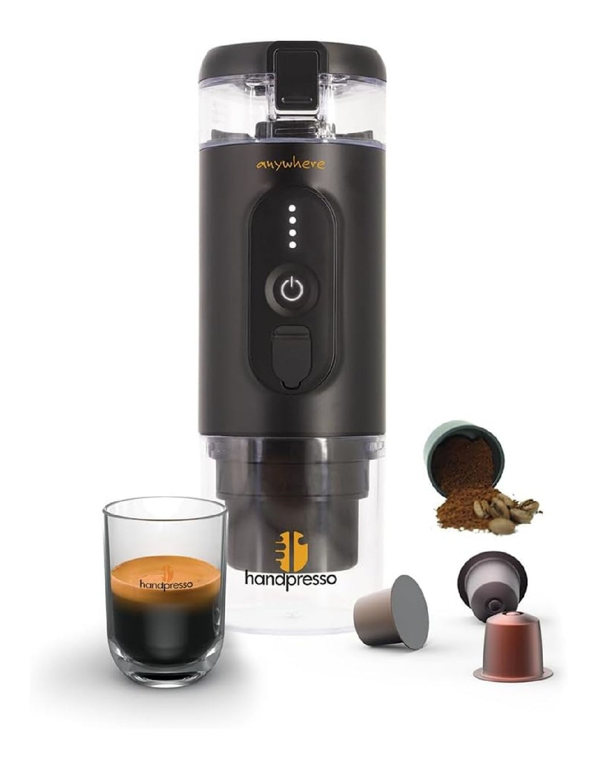 Machine a Cafe Portable Electrique avec Batterie et Double Compatibilite