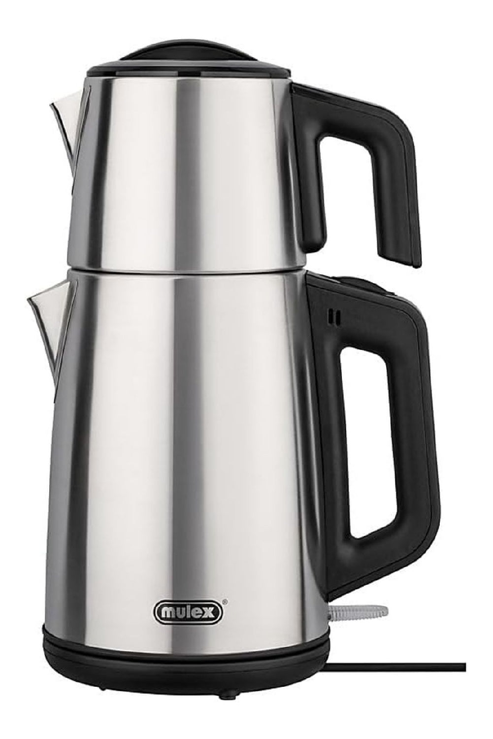 Bouilloire theiere electrique inox 18/10 double chauffe 2.1L