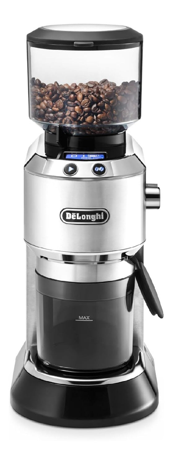 Moulin a cafe electrique LCD meules coniques acier brome programmable