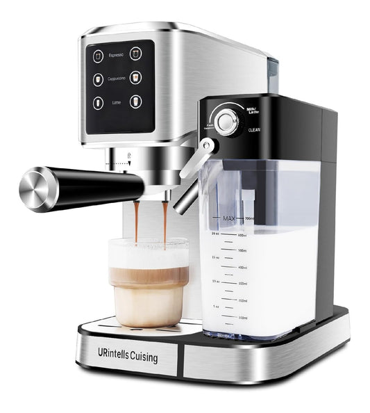 Machine Expresso 20 Bars a Reservoir Lait Automatique pour Cappuccino et Latte