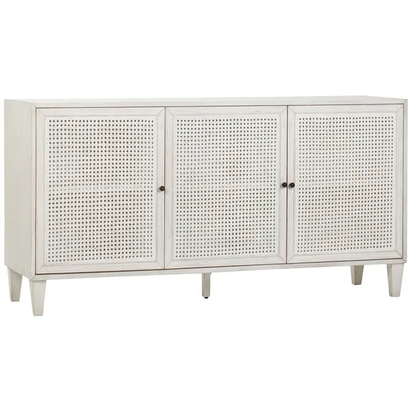Lugano 3 Door Sideboard, White Wash