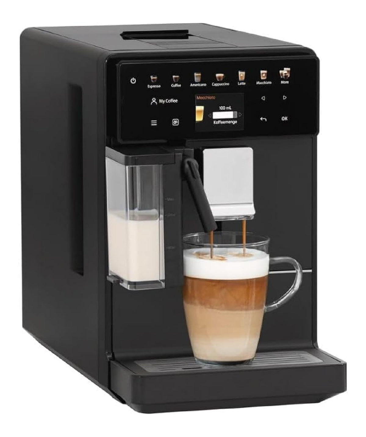 Expresso compact grain 19 bars 200 g mousseur lait 15 programmes