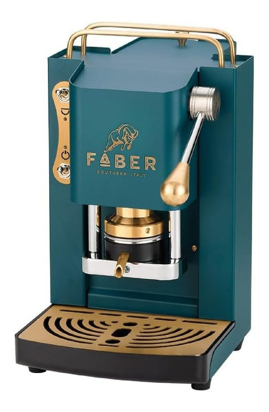 Machine a Dosettes Vert British Green Pro Deluxe avec 50 Dosettes Incluses