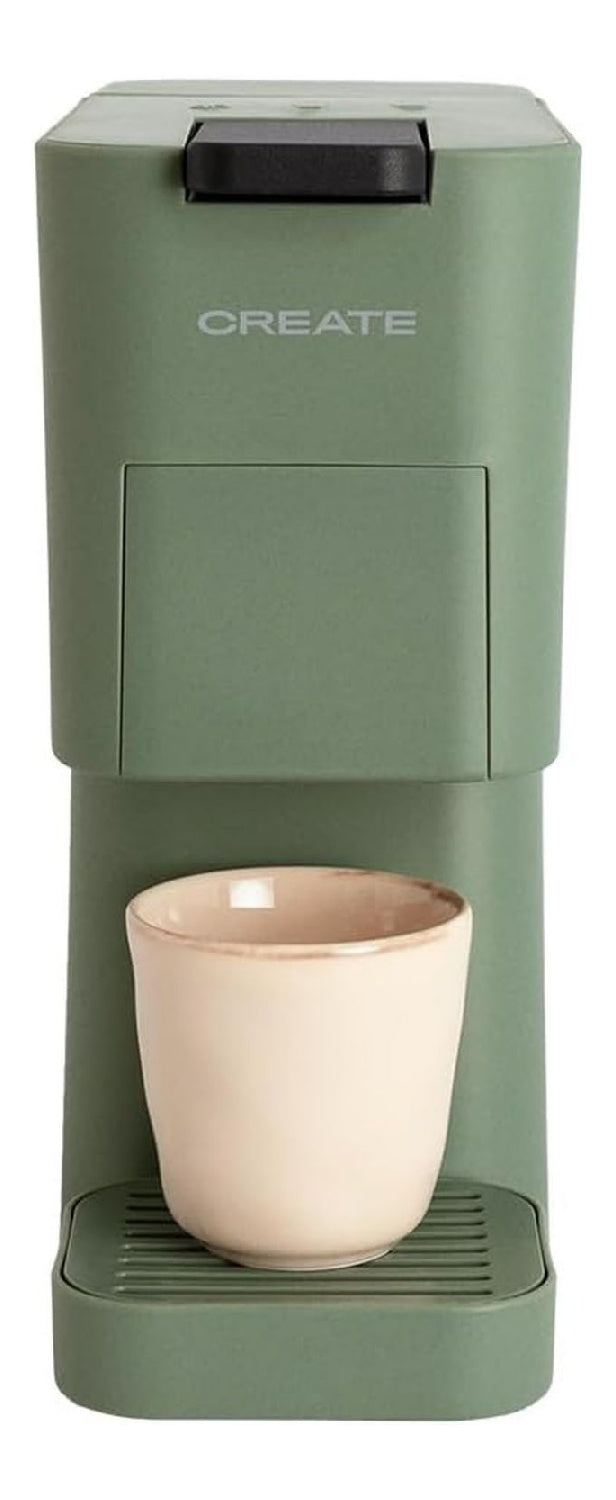 Machine multicapsules vert sauge compacte design scandinave one touch