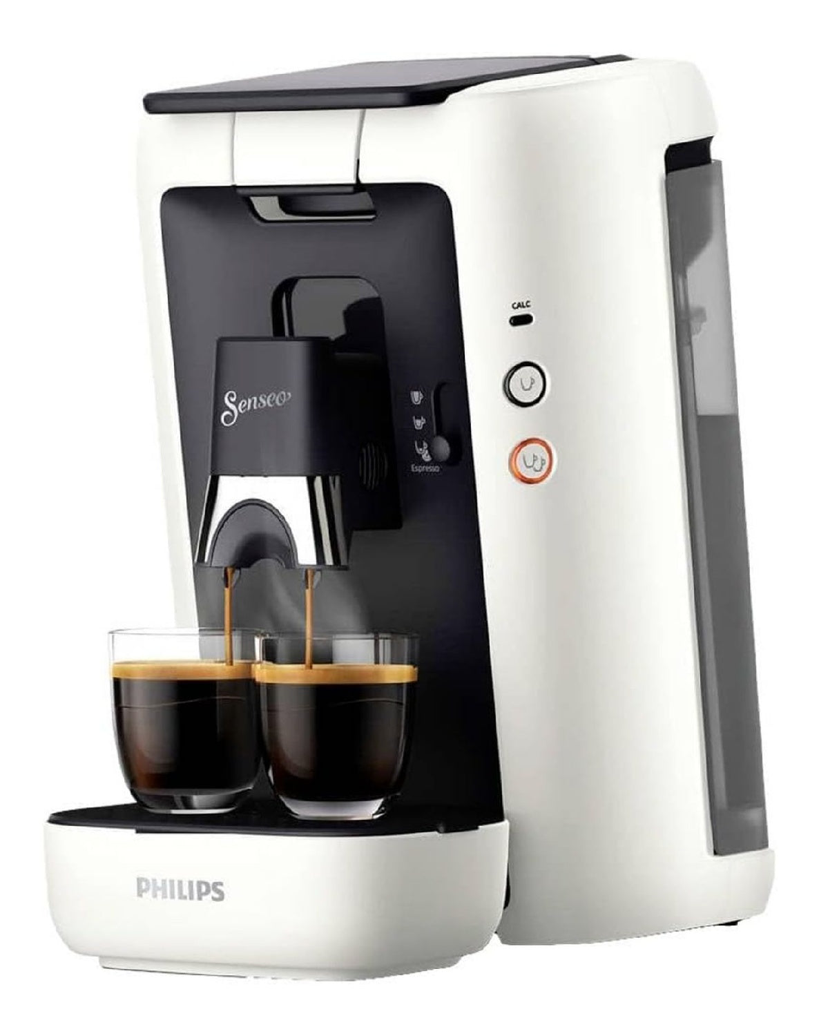 Machine dosettes blanc 2 tasses technologie infusion sensation
