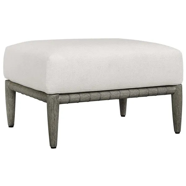 Borneo Outdoor Ottoman, Oyster