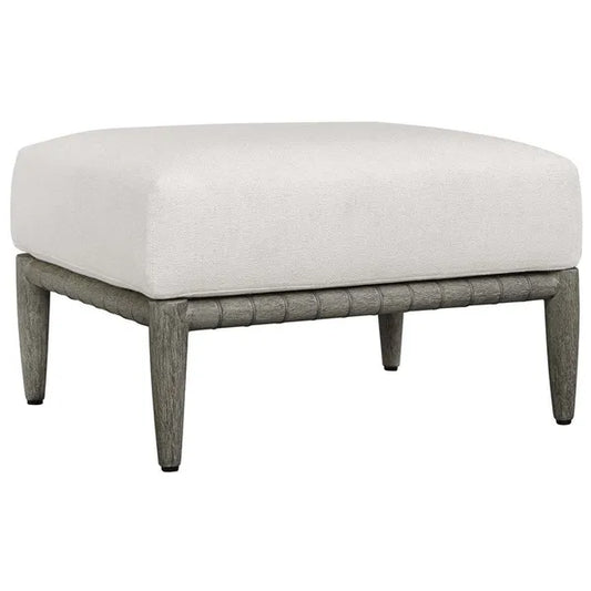 Borneo Outdoor Ottoman, Oyster