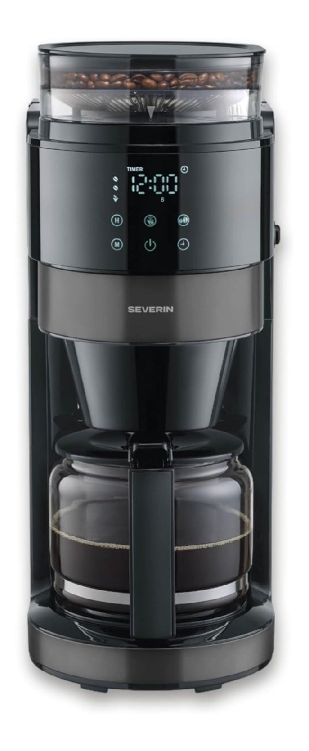 Cafetiere filtre broyeur integre ecran LED programmable