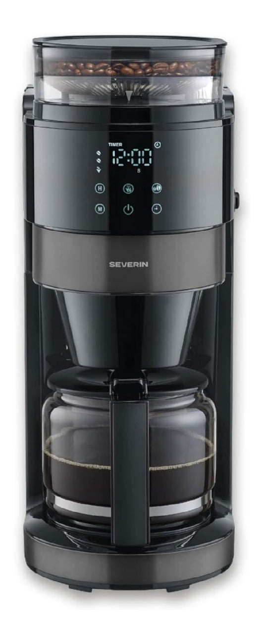 Cafetiere filtre broyeur integre ecran LED programmable